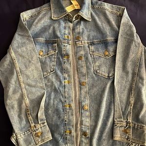 NWT Aerie Jean shirt S